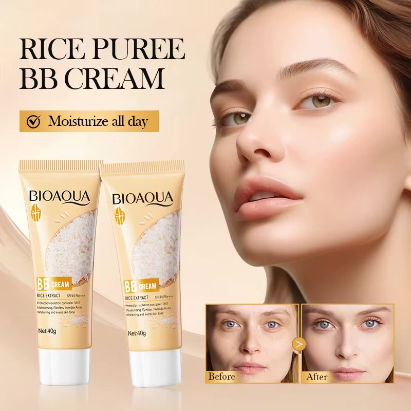 BB CREAM - RICE  -(SET 2 PCS)- SPF 45+