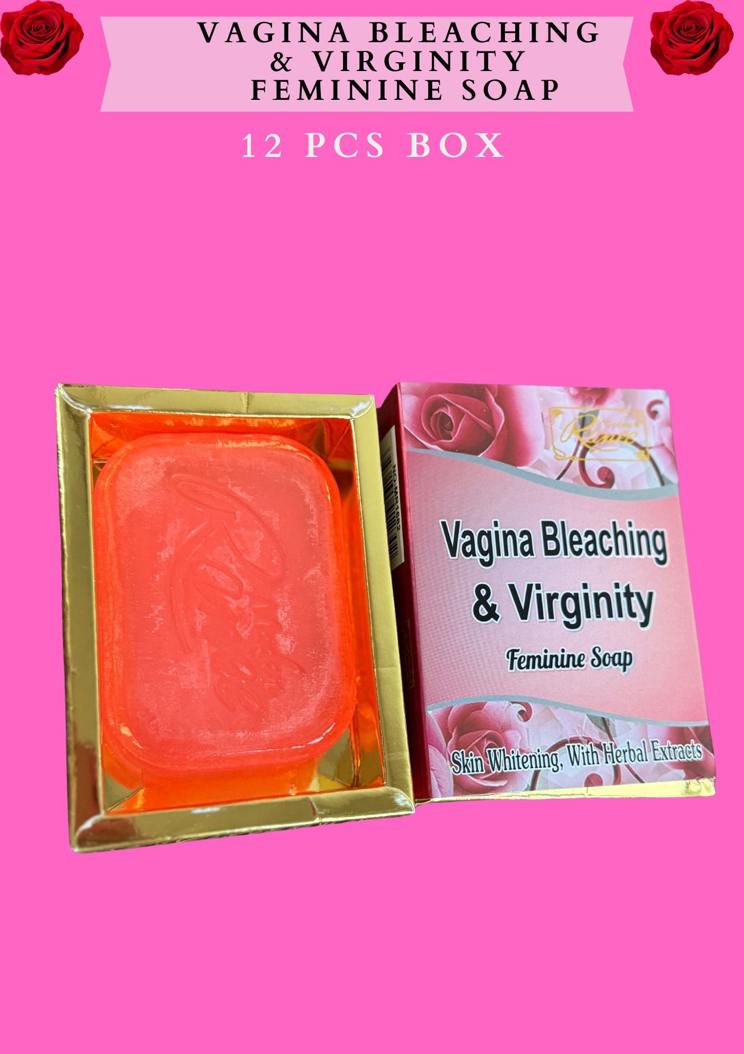 VAGINA BLEACHING & VIRGINITY FEMININE - SOAP 12 PCS BOX