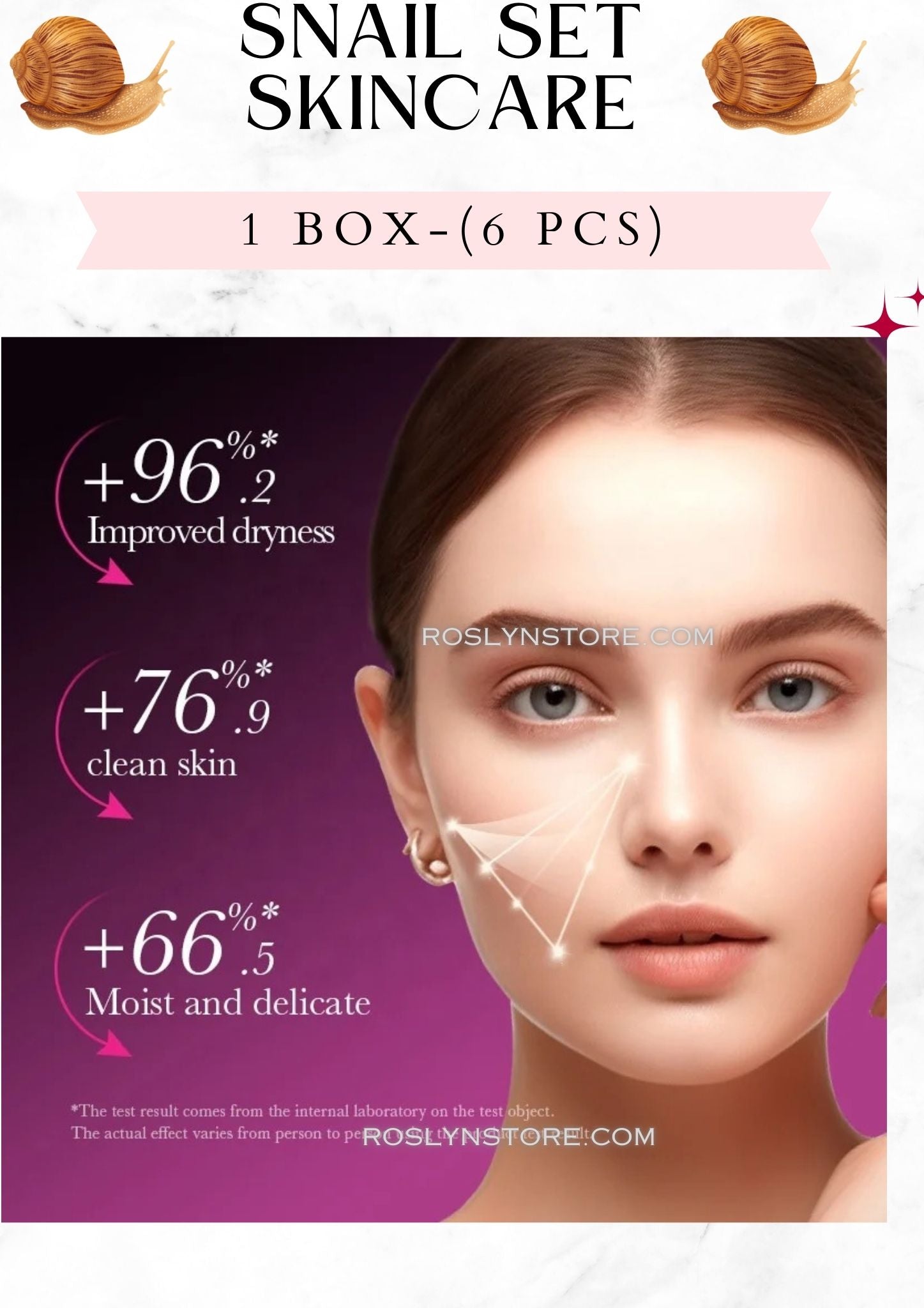 SADOER-SNAIL SET SKINCARE- 6 pcs per box