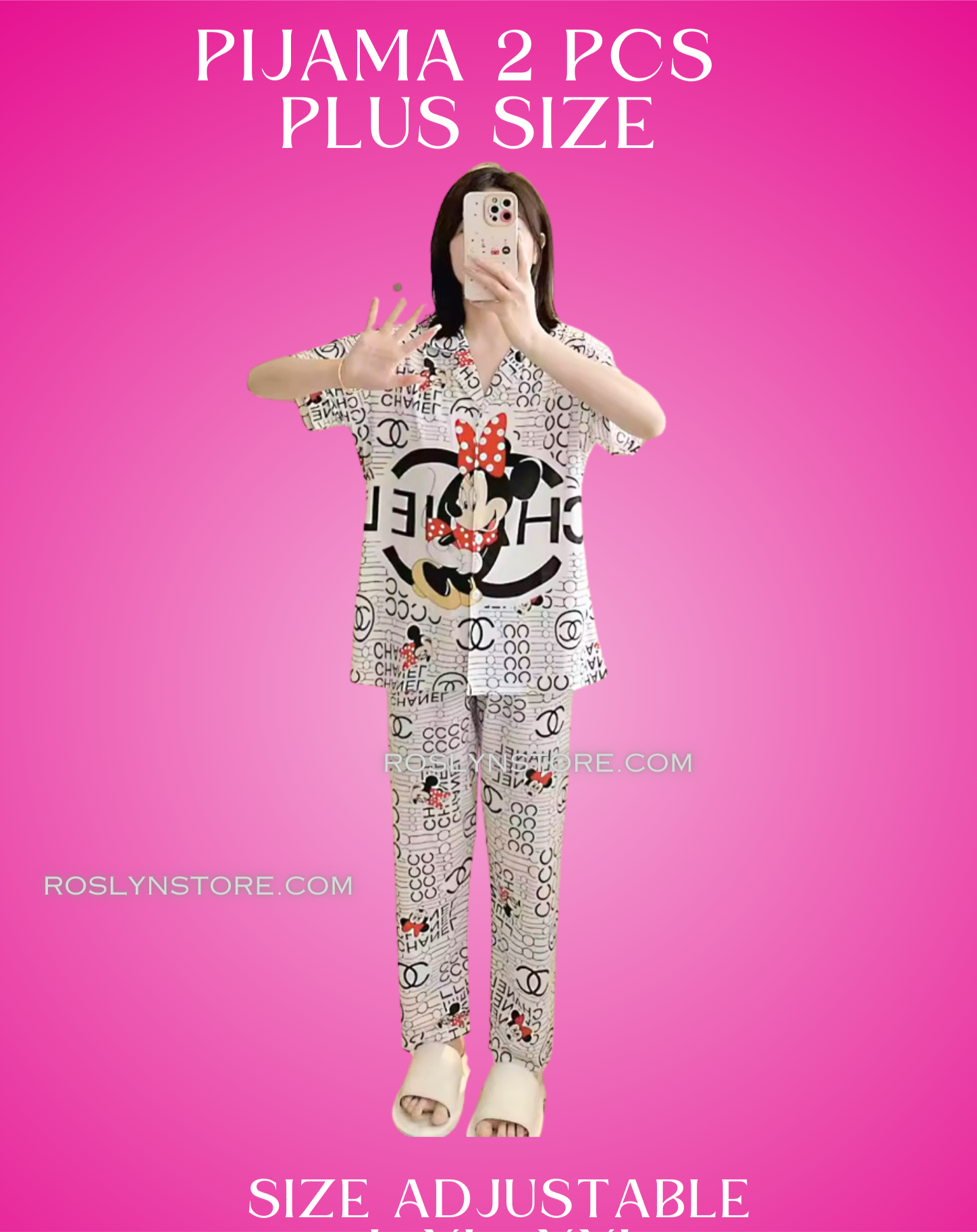 PIJAMAS KAWAII- - (2 pcs Pijama ) (M-L-)adjustable Pijama $11 / buy 3 price is $9 per each Pijama