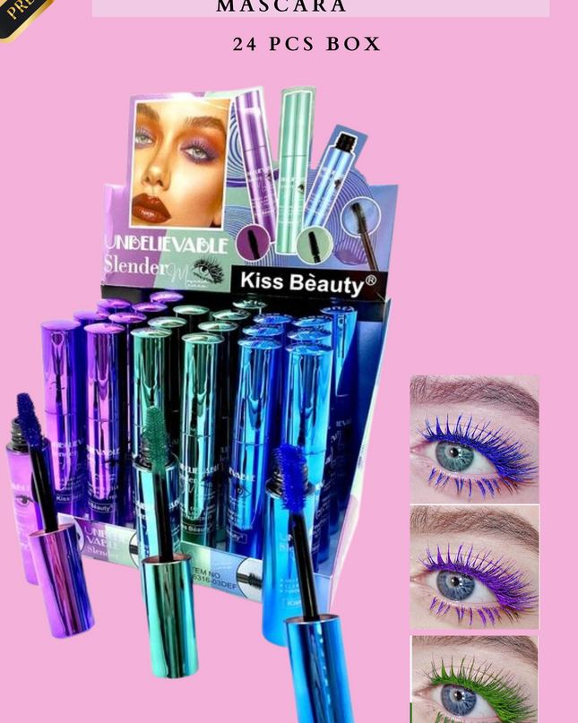 UNVELIEVABLE COLORS MASCARA - 24 PCS BOX - FULL volume