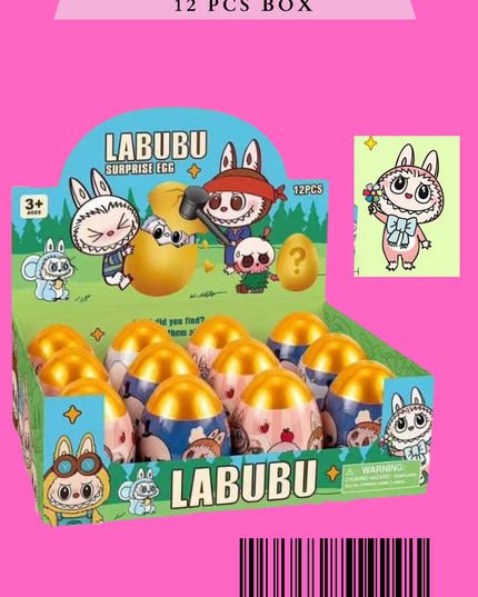 SURPRISE EGG LABUBU - 12 PCS BOX #980 - 3 A