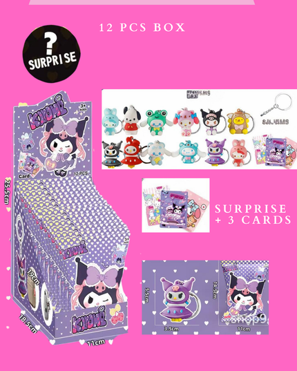 SURPRISE KEYCHAIN FRIENDS - 12 PCS BOX
