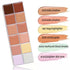 Wholesale - 12 Colors Vegan Correcting Concealer Contour For Skin Color - Long Lasting Contour Concealer (3pcs)