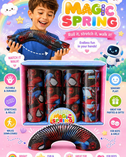 Slinky Spiderman 12 pcs box