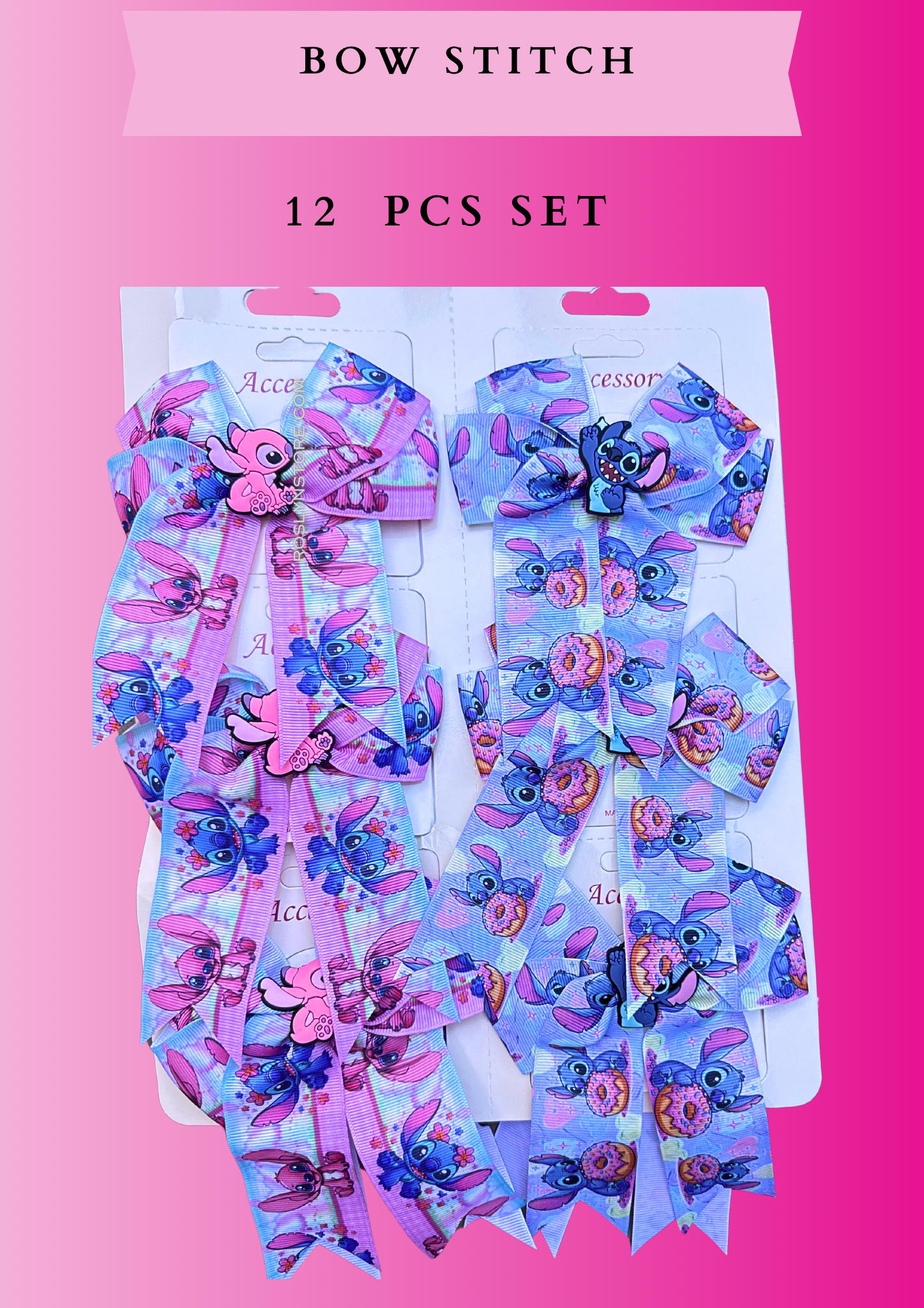 BOWS - 12 PIECES -STICHT