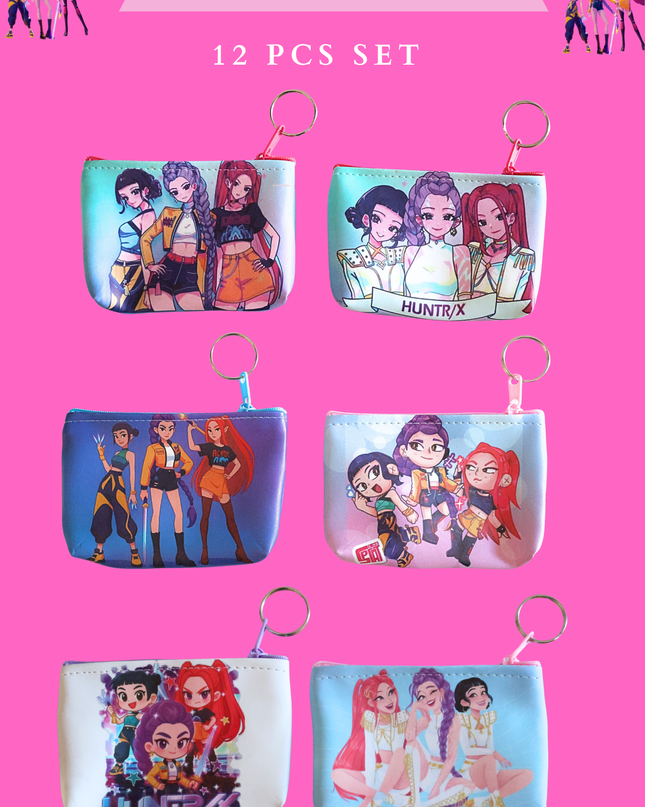 COIN BAG KPOP - 12 PCS SET