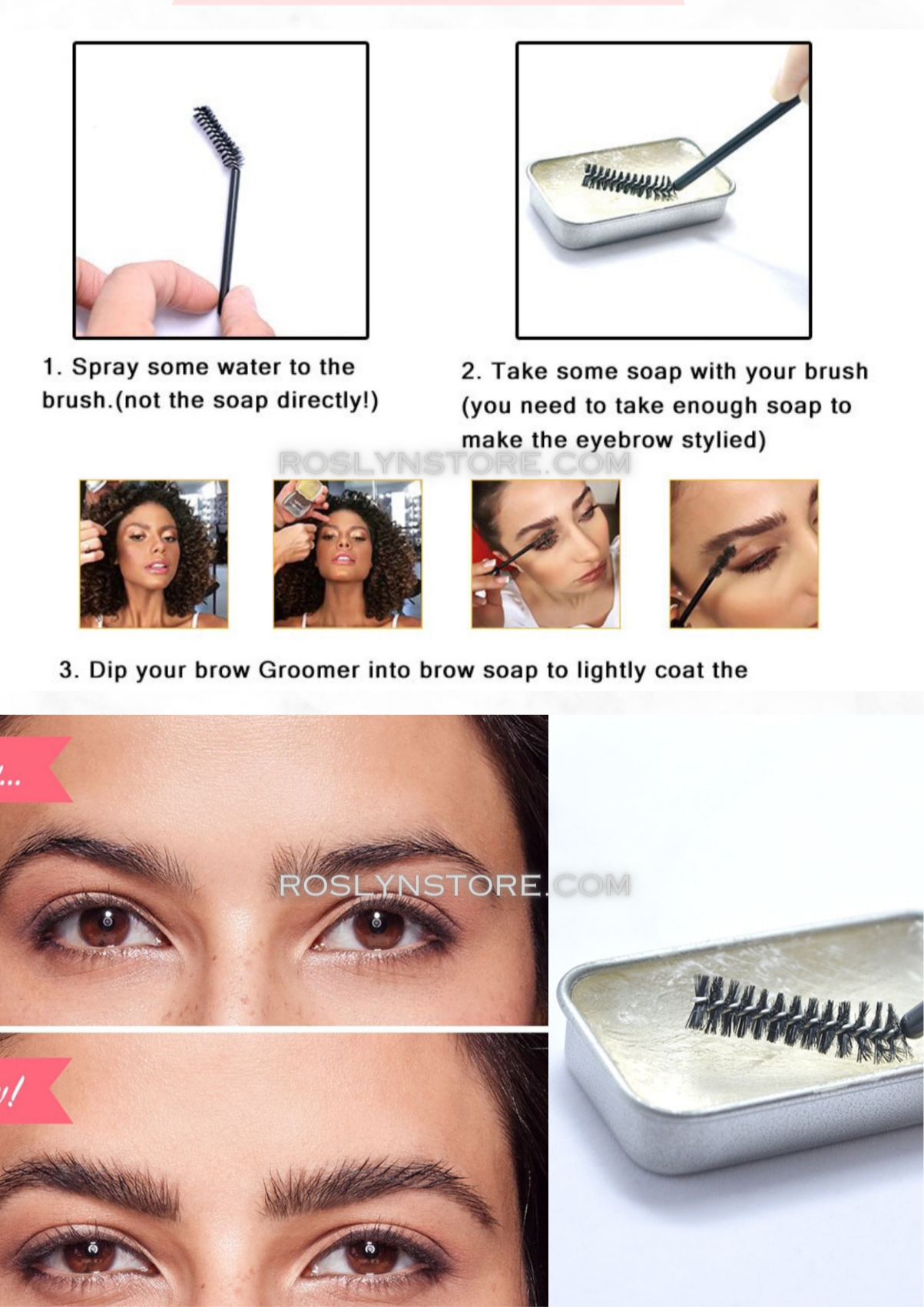 BROW STYLING SOAP- KUROMI - 24 pcs box