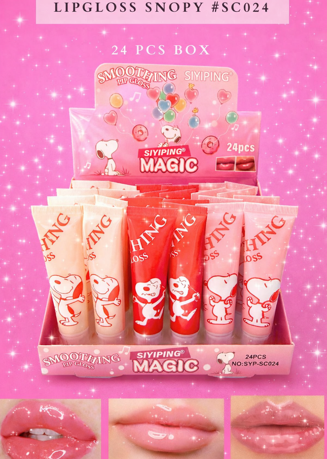 LIPGLOSS SNOPY #SC024 - 24 PCS BOX