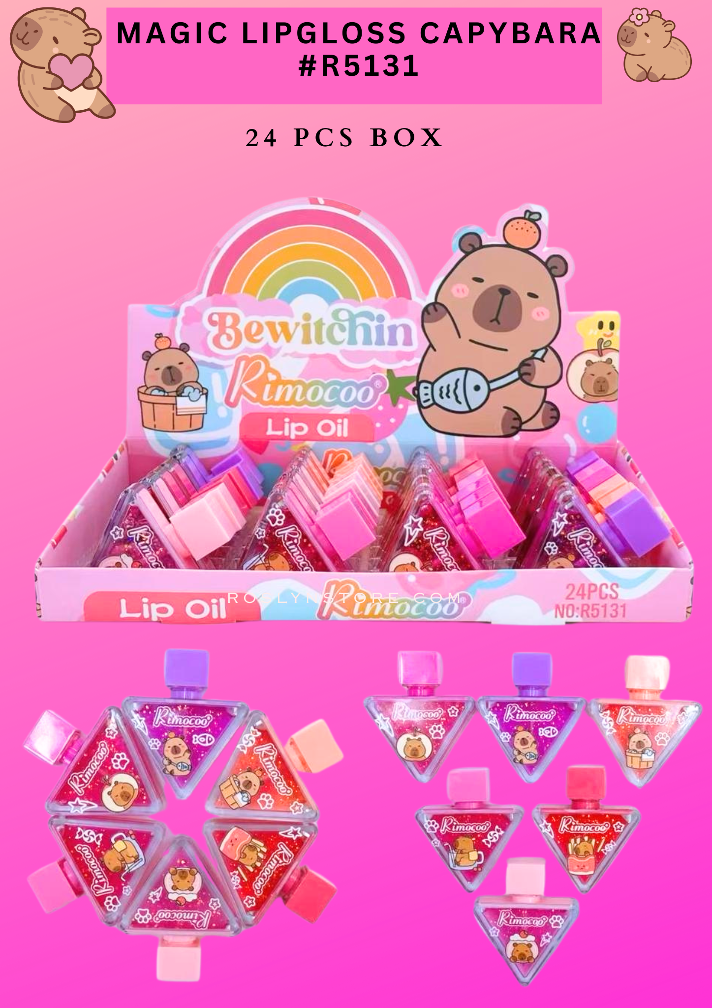 MAGIC LIPGLOSS CAPYBARA( #R5131 ) -24 PCS BOX
