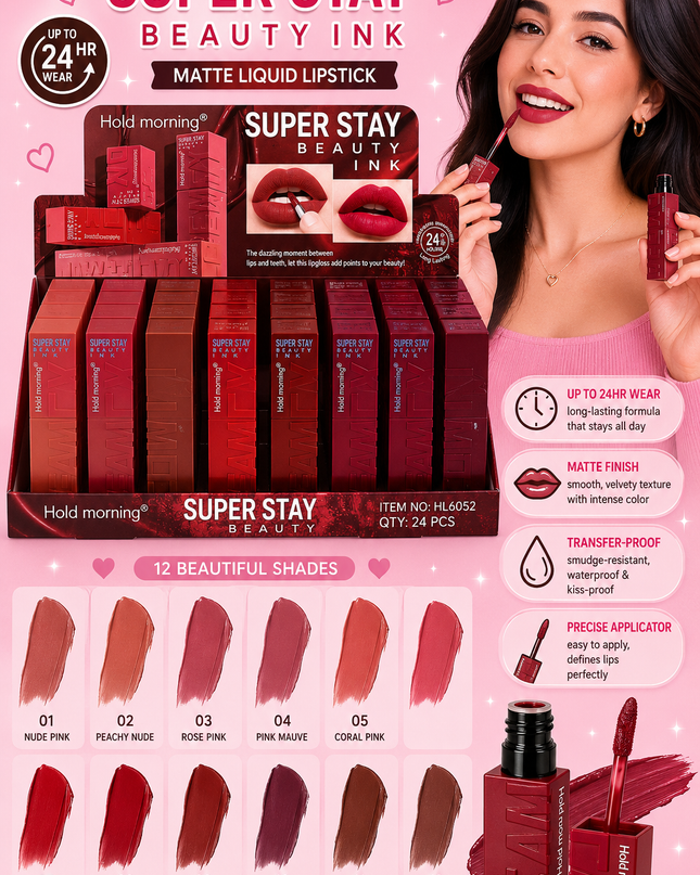 SUPER STAY HOLD MORNING -matte lipgloss ( #HL6052)