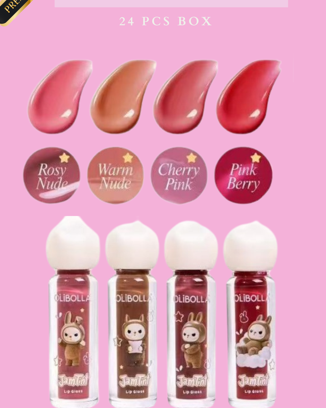 SWEET BEAR OLIBOLLA JAM TINT DEW GLOW #LAL241 - 24 PCS BOX