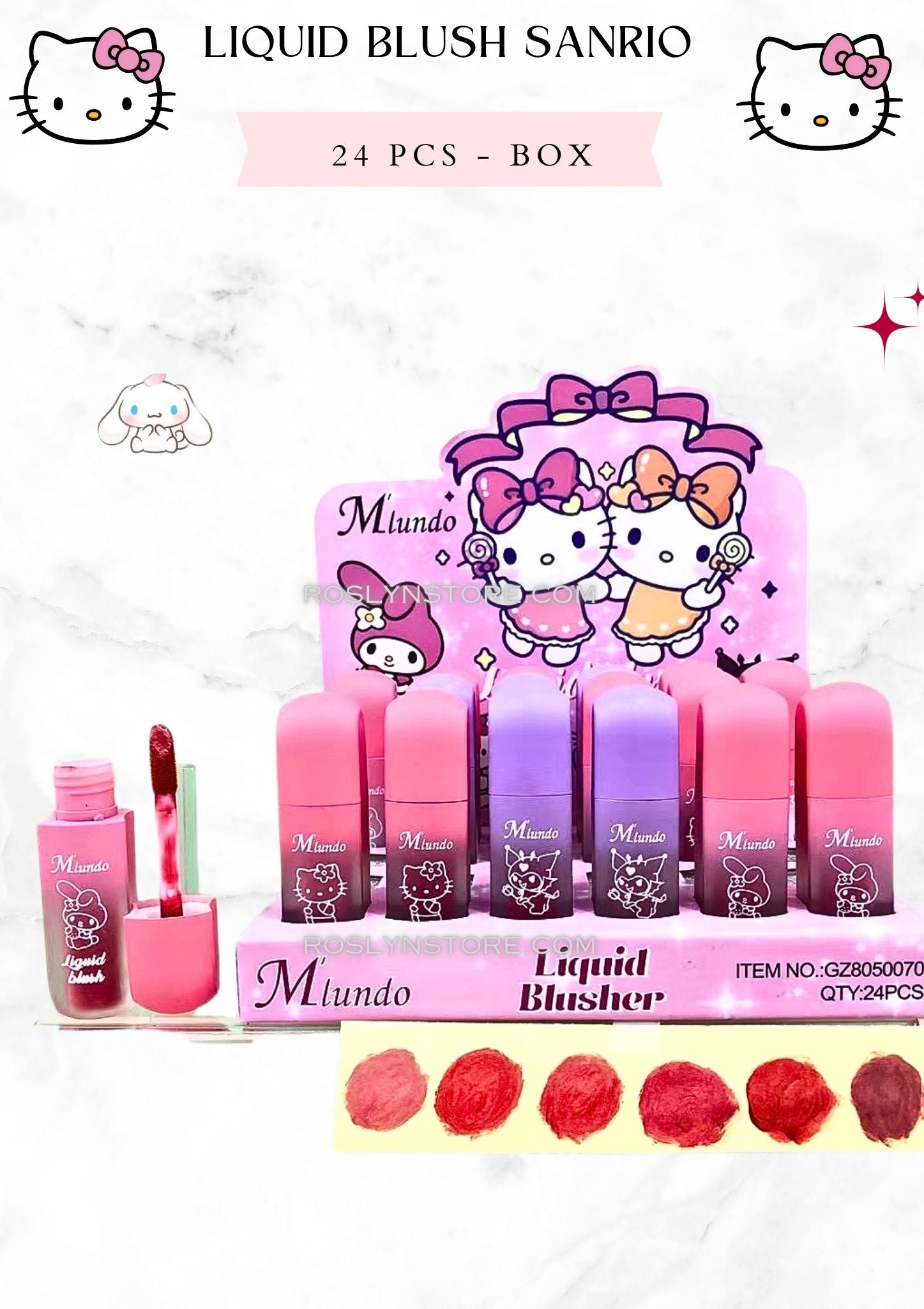 LIQUID BLUSH SANRIO -24PCS