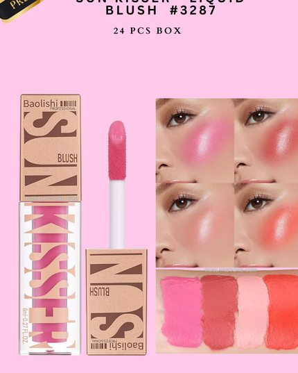 SUNKISSER LIQUID BLUSH - 24 pcs  (PREMIUM BRAND) - #3287
