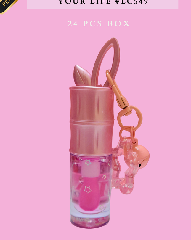 KEYCHAIN LIPGLOSS MAGIC YOUR LIFE #LC549 (24 PCS BOX)