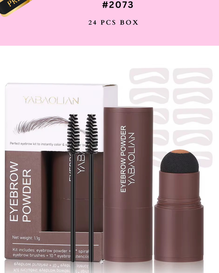 EYEBROW POWDER -all in one -  24 pcs  (PREMIUM BRAND) - #2073