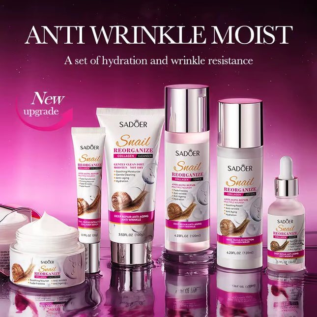 SADOER-SNAIL SET SKINCARE- 6 pcs per box