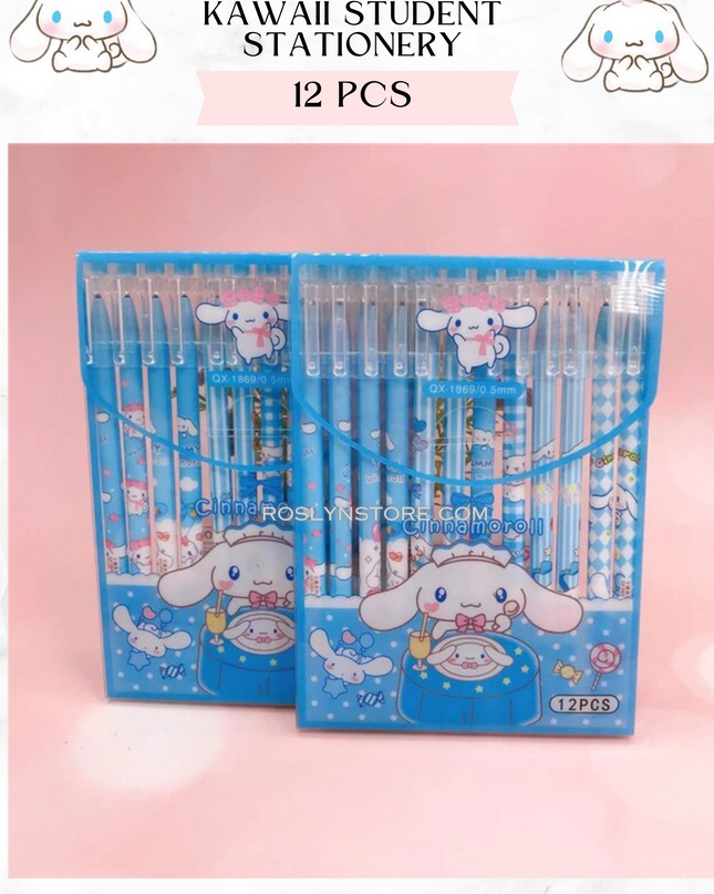 Cinamoroll-  ERASABLE PENS  -12 pcs in a box