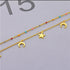 DOBLE necklace (colors) 18k Gold Filled/ doble Chain- non tarnish - stainless steel