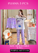 PIJAMAS KAWAII- Pajamas kawaii- (3 pcs Pijama ) (S-M-L) adjustable size1 Pijama $10 / buy 3 price is $8 per each Pijama - Adjustable size ( S- M-L)