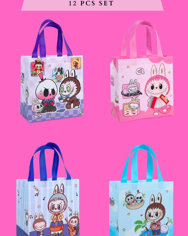 MULTIUSE TOTE BAGS - LABU 12 PCS SET