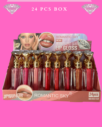 LIPGLOSS DIAMOND ROMANTIC SKY #RS159-( 24 PCS BOX)