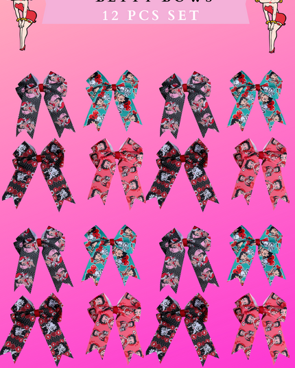 BOWS - 12 PIECES -Betty