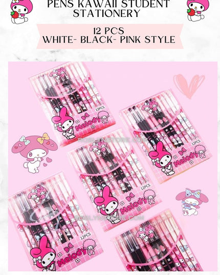 My Melody -ERASABLE PENS  -12 pcs in a box