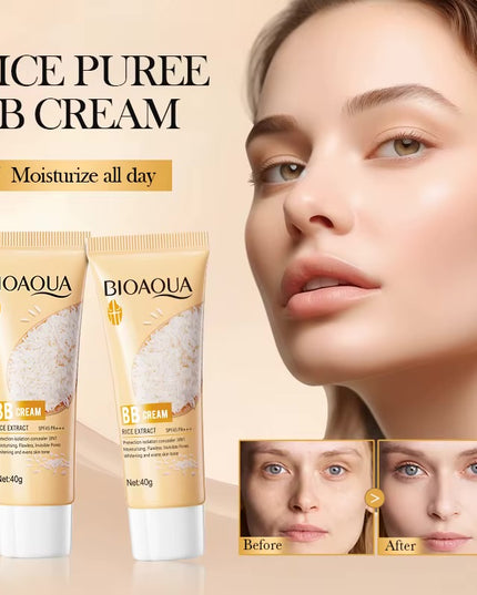BB CREAM - RICE  -(SET 2 PCS)- SPF 45+