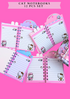CAT-  MINI NOTEBOOKS -12 PCS SET