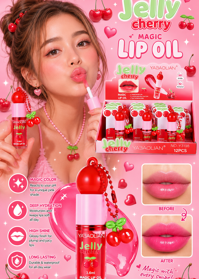 JELLY CHERRY YABAOLIAN 12 PCs box ( #Y3198)