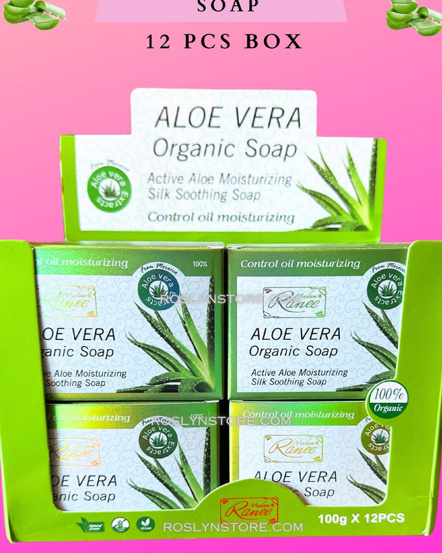 ALOE VERA  SOAP - 12 PCS box -organic