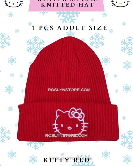 WINTER  SANRIO - KNITTED HAT - Adult Size -