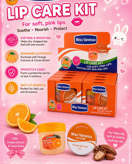 LIP SERUM CARE - ORANGE 12 set box