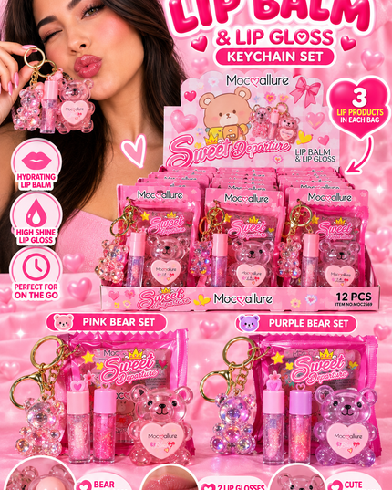 SWEET DEPARTURE - 3 in 1 - BEAR-MOCOALLURE-12 PCS -MOC2569