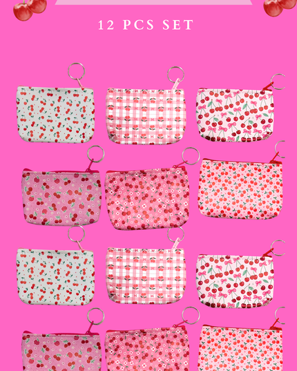 COIN BAG CHERY - 12 PCS SET