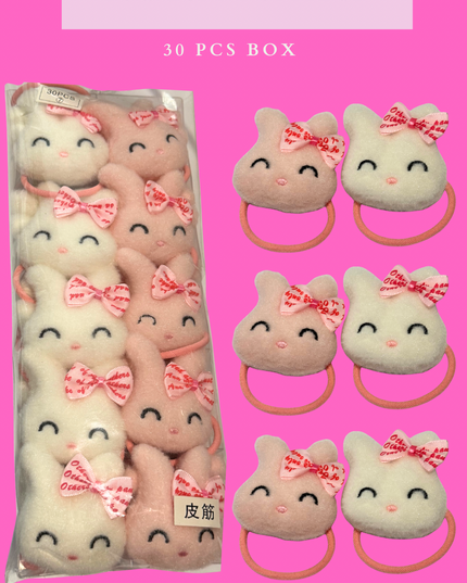 BOW BUNNY STYLE #2 - (30 PCS BOX) mini plushies