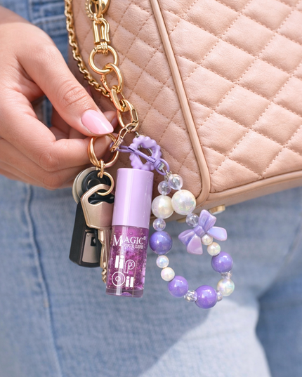 KEYCHAIN LIPGLOSS MAGIC YOUR LIFE MODEL #LC527 -(12 PCS BOX)