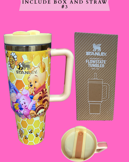 CUPS WINNIE 40 ONZ INCLUDE BOX AND STRAW #3