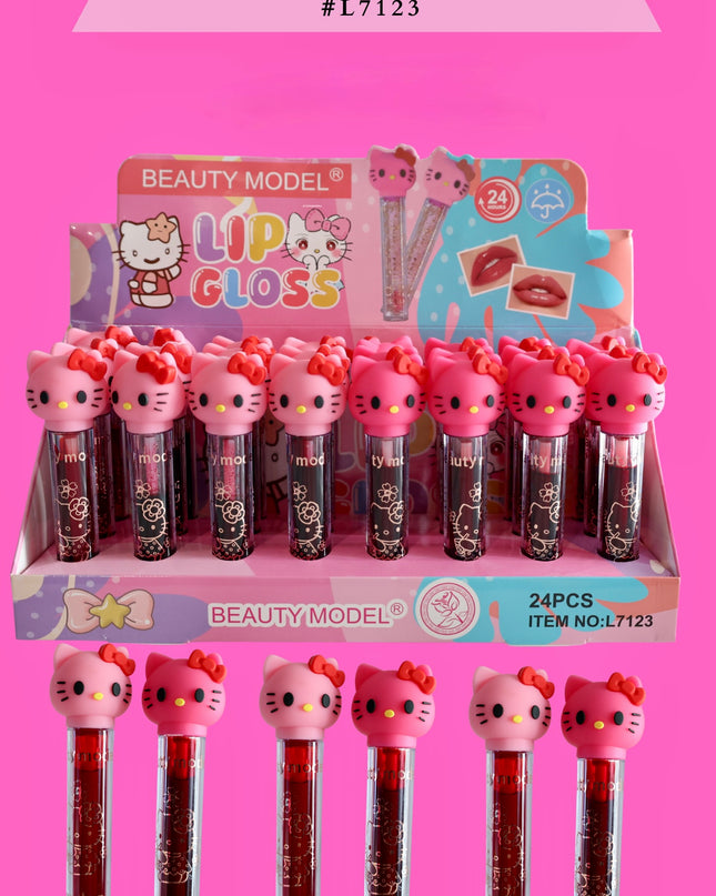 LIP TINT BEAUTY MODEL - KITTY #L7123 (24 PCS BOX)