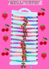 CHERRY Strawberry bracelet (#RS57100) - 12 PCS SET