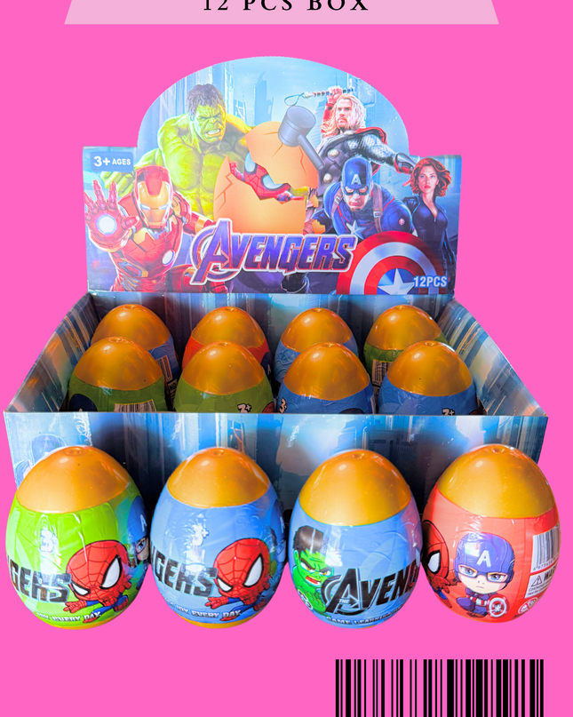 SURPRISE EGG Avengers - 12 PCS BOX #980-5