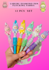 LABU DIAMOND PEN FLOCKING FABRIC  - 12 PCS SET