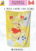 BLANKET CARTOON 1 PCS 140X 100 (CM)