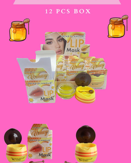 LIP MASK - FRESH JUICE HONEY - MEIKE GLAMOUR # MK045 -(12 PCS BOX)