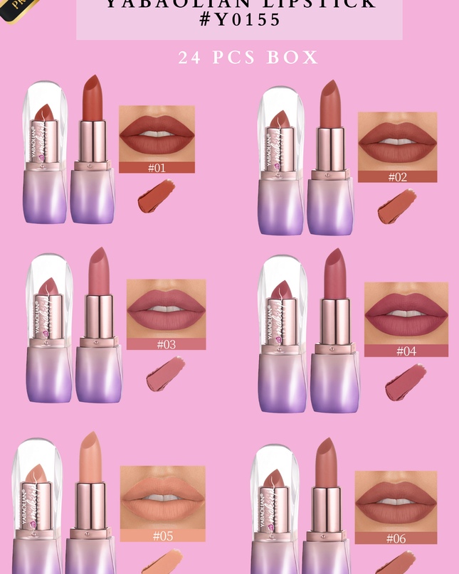 YABAOLIAN LIPSTICK #Y 0155 (24 PCS BOX)