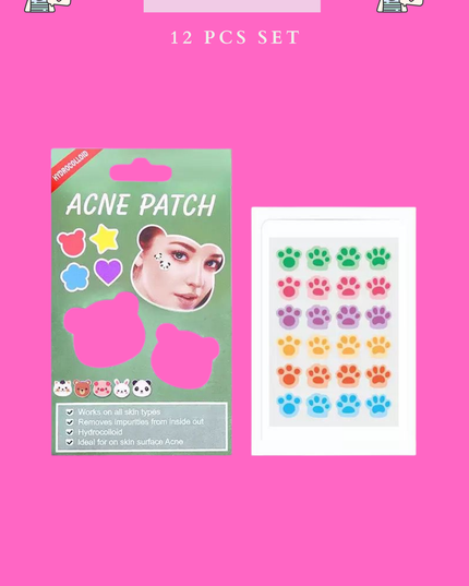 ACNE PATCHES  - pimple patches-Kawaii -(12 PCS SET)