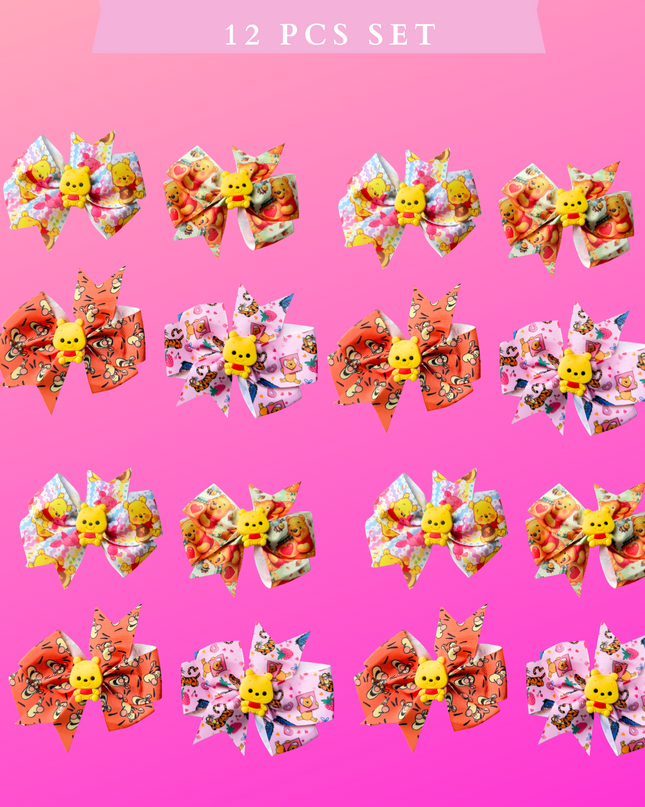 BOW WINNIE - 12 PCS SET