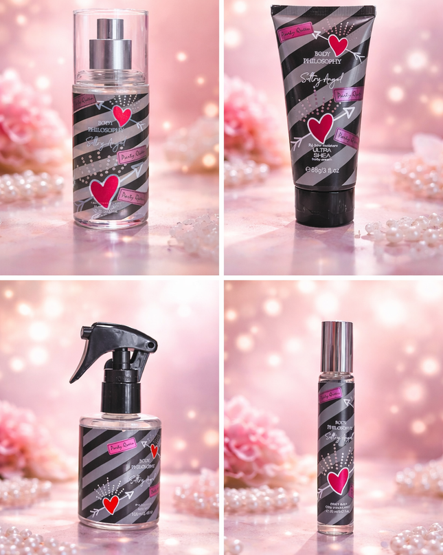 SET PERFUME with gift box - 4  pcs - black - SULTRY ANGEL