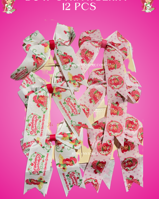 BOW Strawberry - 12 pcs